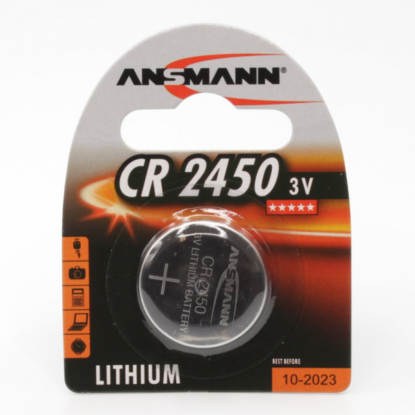 Pile bouton au lithium 3V « 2450 »