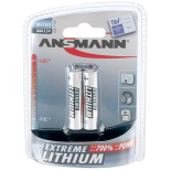2 piles LR03 / AAA 1.5V Lithium pour capteurs d'alarme