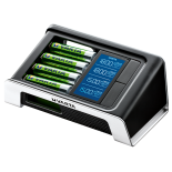 Chargeur de piles rechargeables Varta LCD Ultra Rapide + 4 accu AA 2400mAh Ready to Use