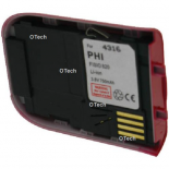 Batterie de tlphone portable pour PHILIPS FISIO 820 / 822 / 825 red Li-ion 700 / 800mAh