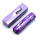 Accu li-ion Efest Purple LIMN  pour e-cigarette  compatible 18650 / IMR18650 3.7V 3100mAh Flat