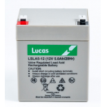 Batterie Plomb Etanche Stationnaire Lucas VRLA AGM  LSLA5-12 12V 5Ah.