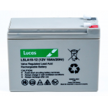 Batterie Plomb Etanche Stationnaire Lucas VRLA AGM  LSLA10-12 12V 10Ah.