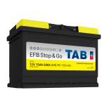 Batterie de dmarrage TAB Start&Stop EFB L3 SG70 12V 70Ah 680A