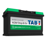 Batterie de dmarrage TAB Start&Stop AGM L4 AG80 12V 80Ah 800A