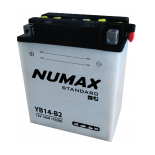 Batterie moto Numax Standard    YB14-B2 12V 14Ah 175A