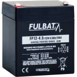 Batterie FULBAT  AGM  plomb Etanche FP12-4.5 (T1) 12 volts 4,5 Amps