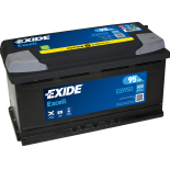 BATTERIE EXIDE EXCELL L5 12V 95AH 800A 353X175X190 +D EB950