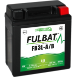 Batterie moto GEL  FB3L-A/B GEL /YB3L-A/B  FULBAT SLA Etanche  3,2AH 35 AMPS