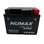Batterie  Numax AGM SLA scelle  YB4L-B SLA  12 V 4 AH 45 AMPS EN